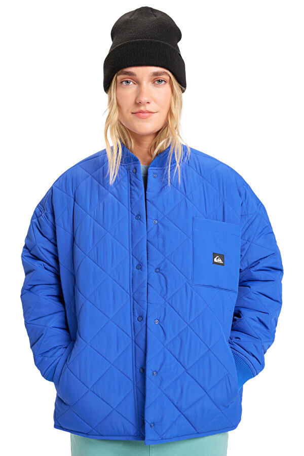 Clothing Quiksilver Shining Quilted Jacket Синий