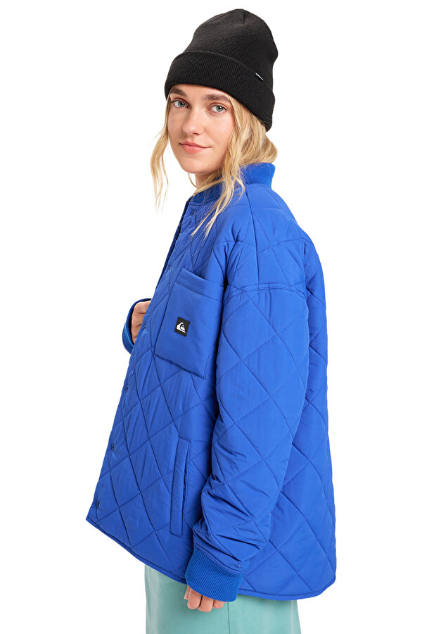 Clothing Quiksilver Shining Quilted Jacket Синий