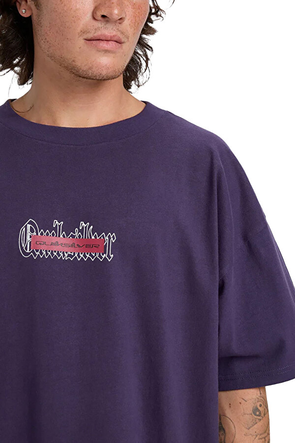 Clothing Quiksilver Mercury Double Up Tee Фиолетовый 008