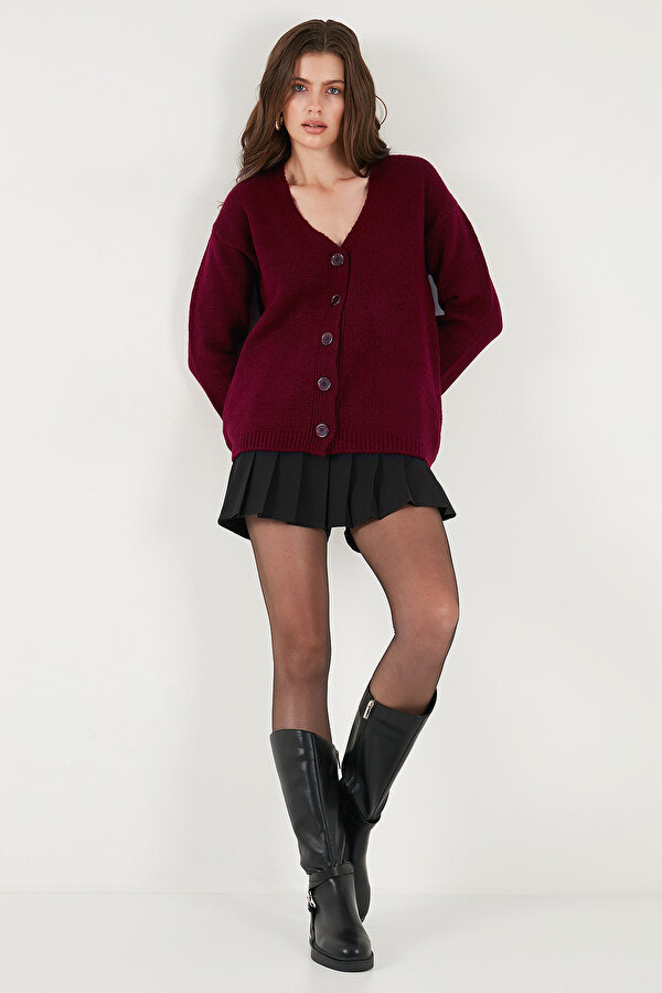 Bayan Hırka 4616229 BORDO