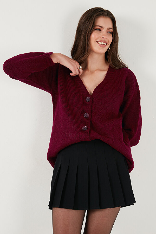 Bayan Hırka 4616229 BORDO