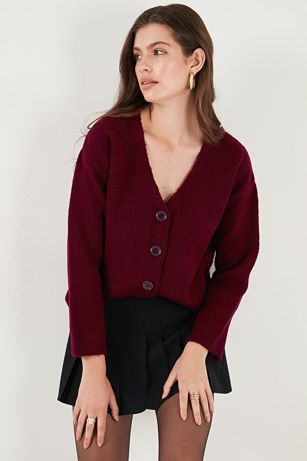 Bayan Hırka 4616229 BORDO