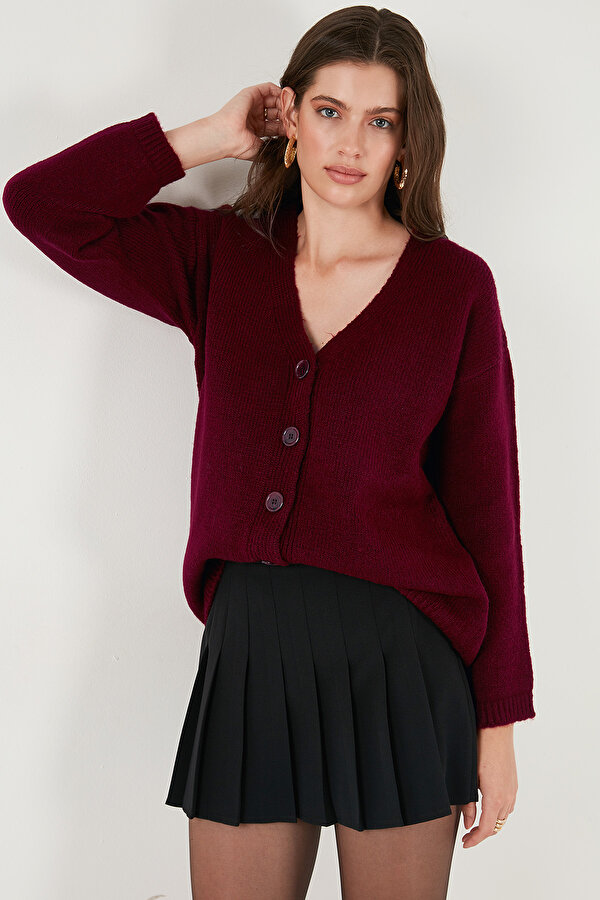 Bayan Hırka 4616229 BORDO