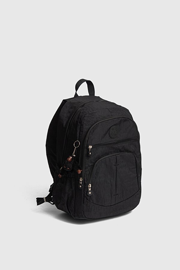 My polo 8667 Klinkır Okul çantası Sırt Çanta Günlük Gezi Spor Seyahat Tatil SİYAH