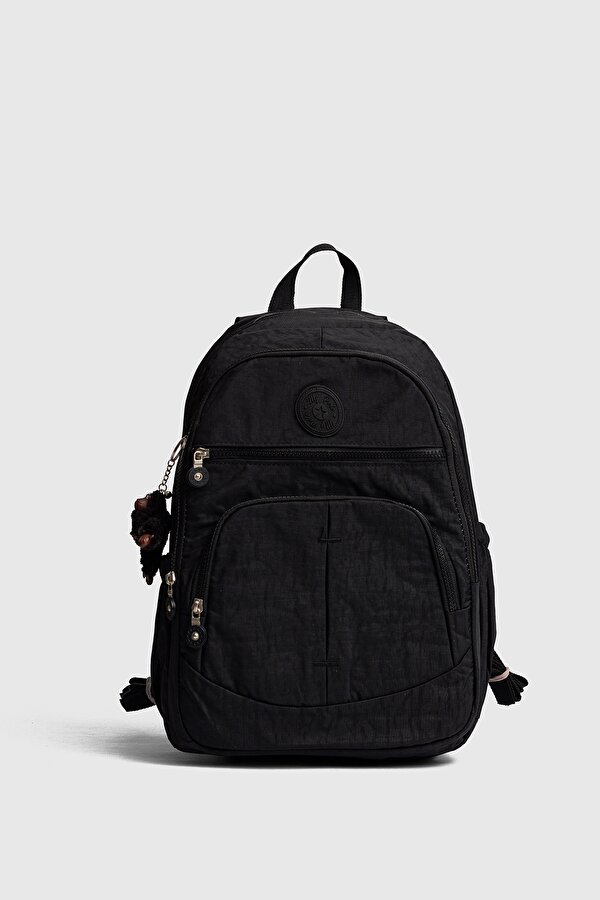 My polo 8667 Klinkır Okul çantası Sırt Çanta Günlük Gezi Spor Seyahat Tatil SİYAH