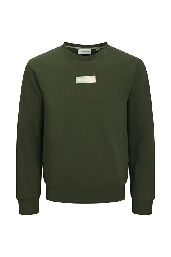 JJPAN SWEAT CREW NECK Haki Erkek Sweatshirt