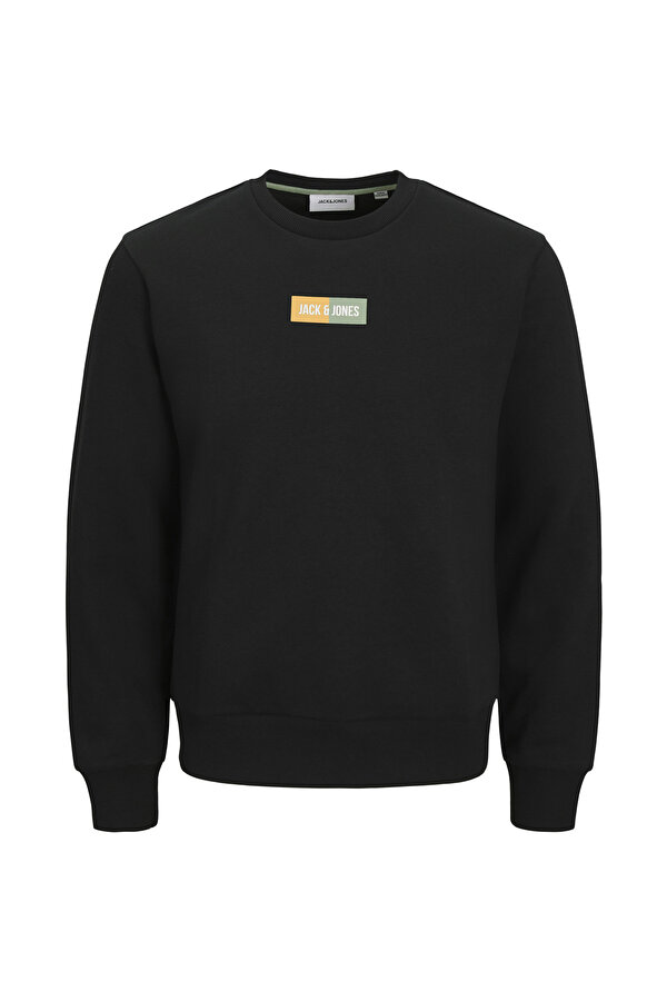 JJPAN SWEAT CREW NECK Siyah Erkek Sweatshirt
