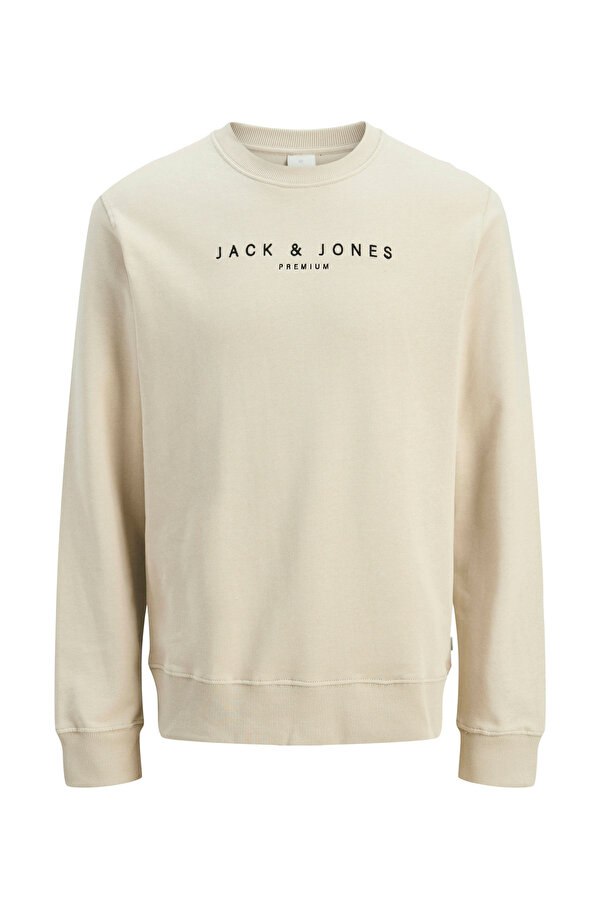 JPRCCJAYSON SWEAT CREW NE Bej Erkek Sweatshirt