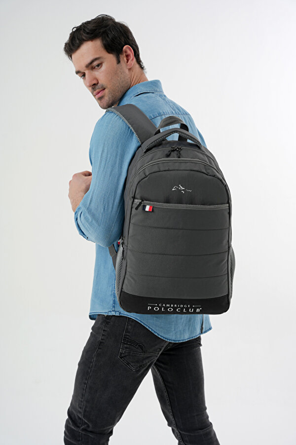 Minimalist Tasarım Unisex Çok Gözlü Sırt Çantası