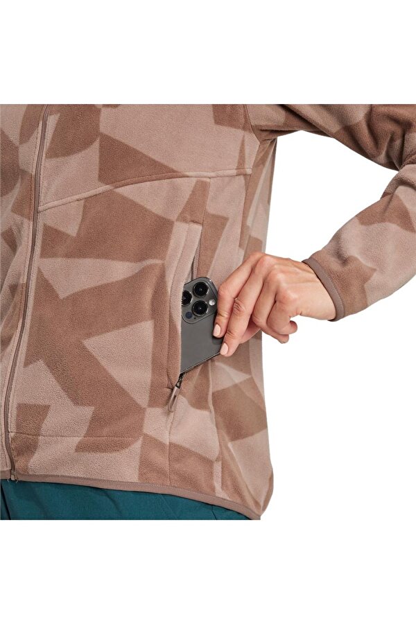 Kadın  Kahverengi  Ceket W MT AOP FZ FL JN0997