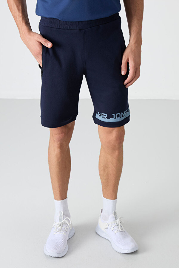 Albie İndigo Standart Kalıp Erkek Şort - 81241