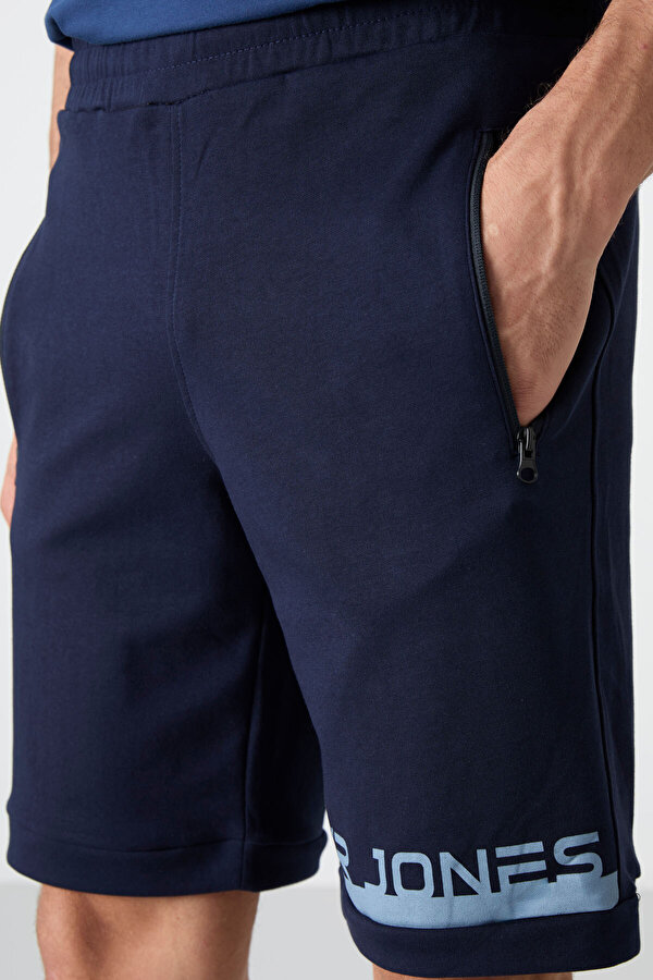 Albie İndigo Standart Kalıp Erkek Şort - 81241