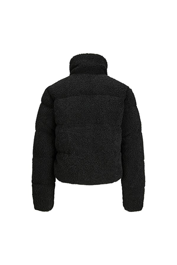 12240601 Jxisa Teddy Puffer Ceket Otw Siyah