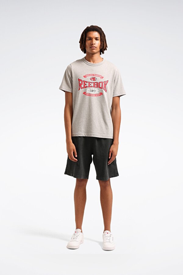 GS HS TRADITION TEE GRI MELANJ Erkek Kısa Kol T-Shirt