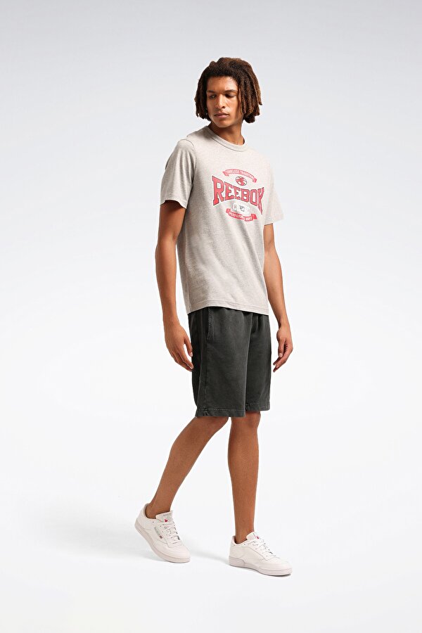 GS HS TRADITION TEE GRI MELANJ Erkek Kısa Kol T-Shirt