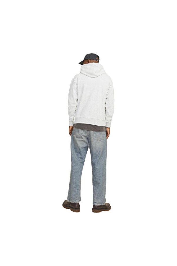 12256521 Jjecaleb Varsity Sweat Hood Noos Beyaz