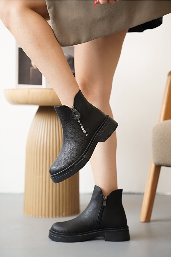 D0899 Soğuk Geçirmez Kışlık Kadın Bot & Bootie