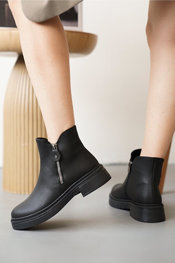 D0899 Soğuk Geçirmez Kışlık Kadın Bot & Bootie