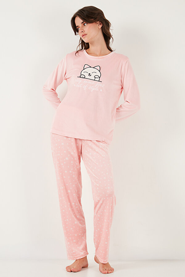 Bayan Pijama Takımı 65713312 PEMBE