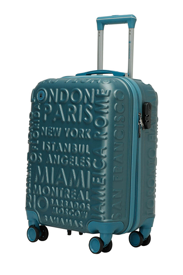 LUGANO -K ABS 5PR Mavi Unisex Küçük Boy Valiz