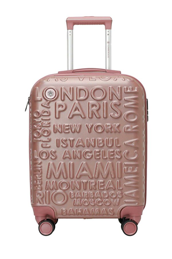 LUGANO -K ABS 5PR Pudra Unisex Küçük Boy Valiz