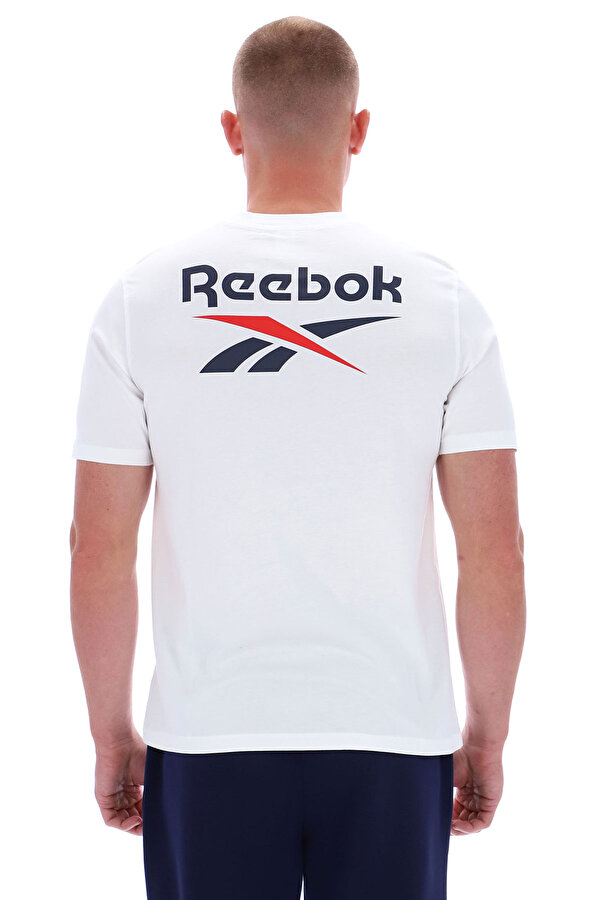 Clothing Reebok Mitcham Frnt Bk Logo Crew Белый