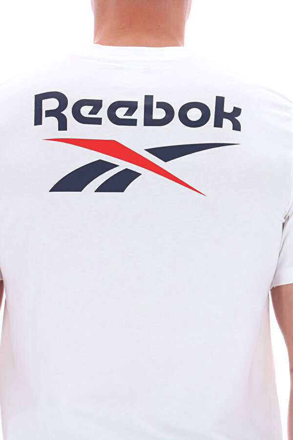 Clothing Reebok Mitcham Frnt Bk Logo Crew Белый