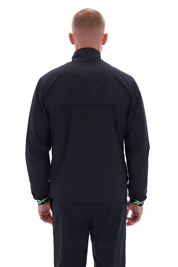 Спортивный Топ Reebok Overhead Track Top Черный купить с доставкой