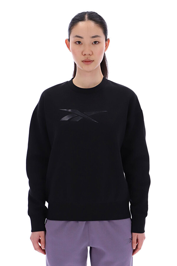 Clothing Reebok Abigail Tonal Satin Crewn Черный