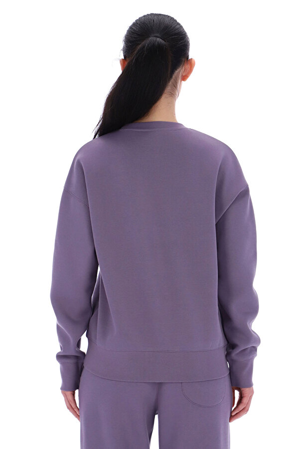 Clothing Reebok Abigail Tonal Satin Crewn Фиолетовый 013