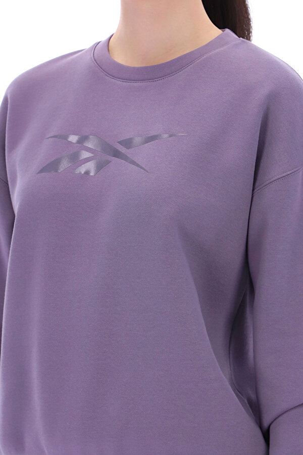 Clothing Reebok Abigail Tonal Satin Crewn Фиолетовый 013