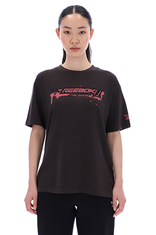 Clothing Reebok Michelle Ss Graphic Tee Черный