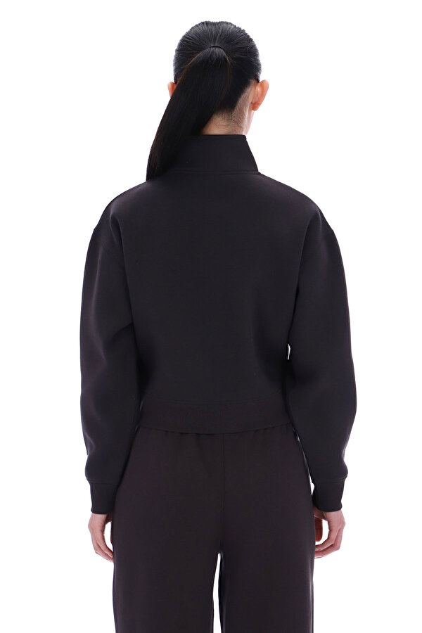 Clothing Reebok Zara 80 S Funnel Neck Zip Черный