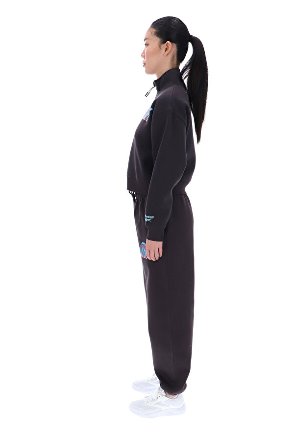 Clothing Reebok Zara 80 S Funnel Neck Zip Черный