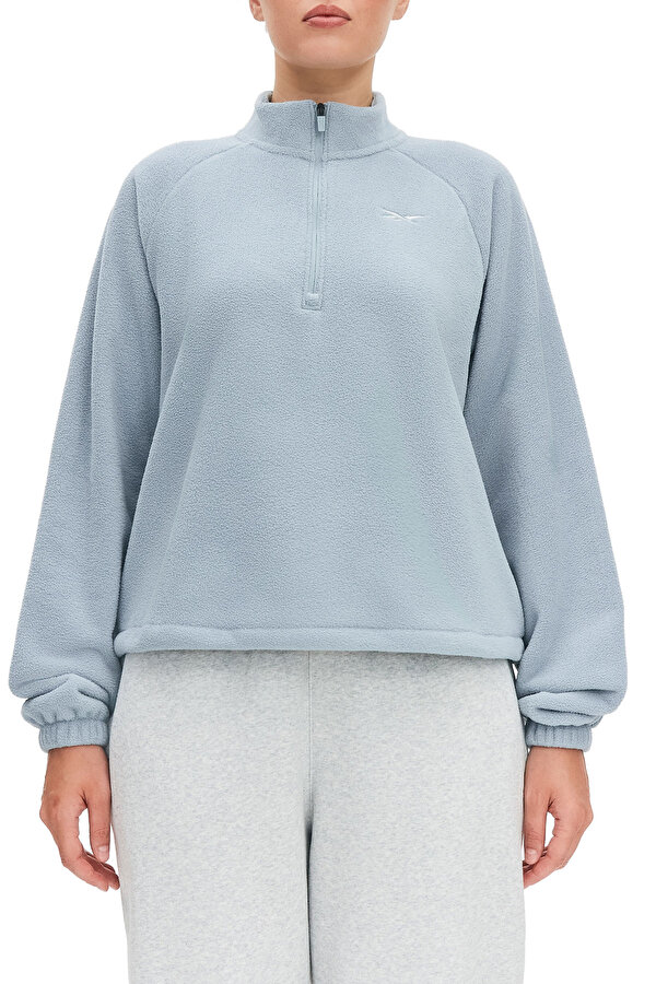 Clothing Reebok Myla Crop 1/4 Zip Синий 008
