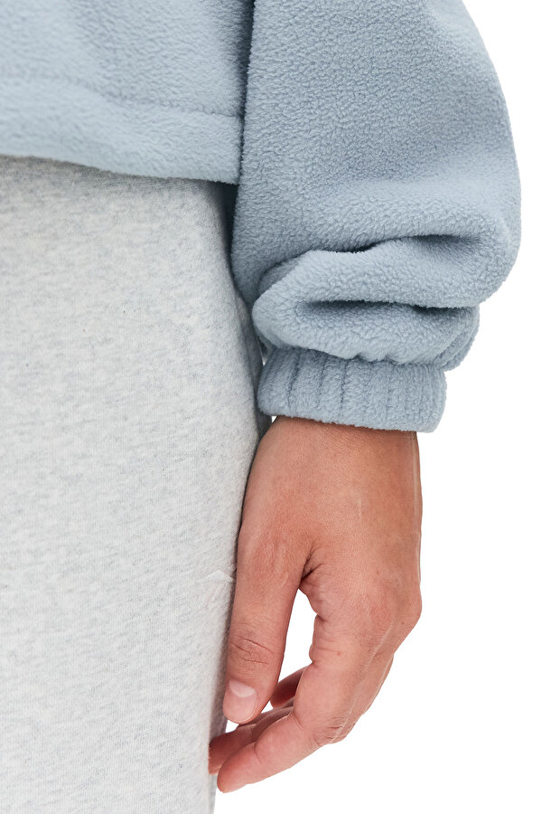 Clothing Reebok Myla Crop 1/4 Zip Синий 008