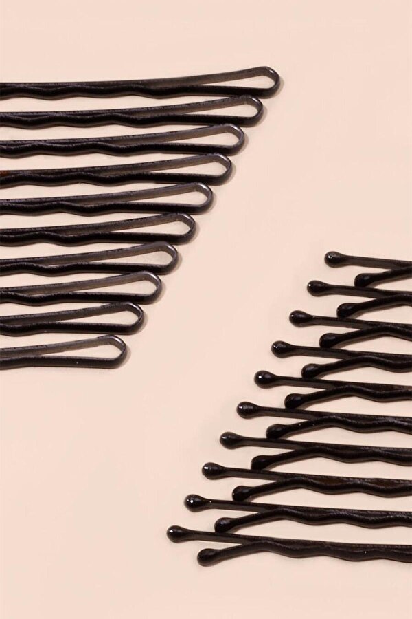 100 lü Siyah Tel Saç Tokası Seti