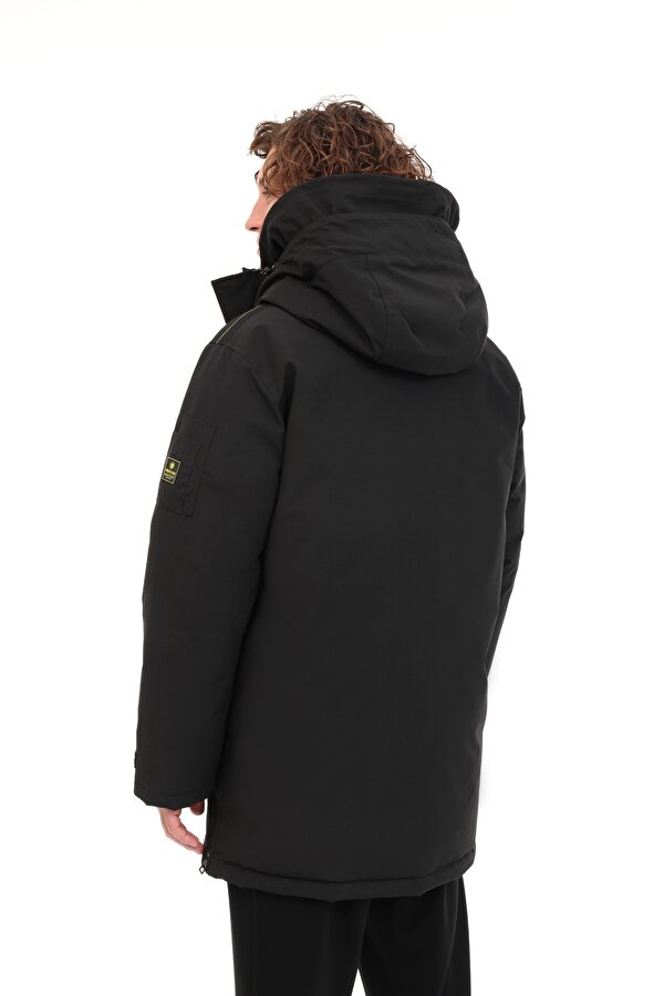 Lumberjack Ml Enigma 3Le-86 5Pr Черный Мужчина Длинная Куртка