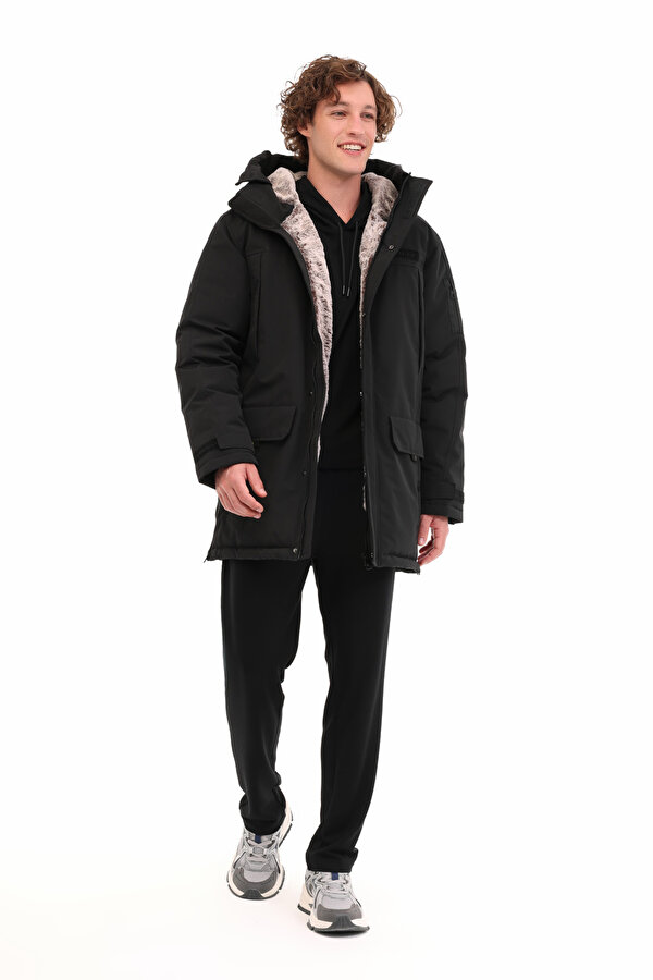 Lumberjack Ml Enigma 3Le-86 5Pr Черный Мужчина Длинная Куртка