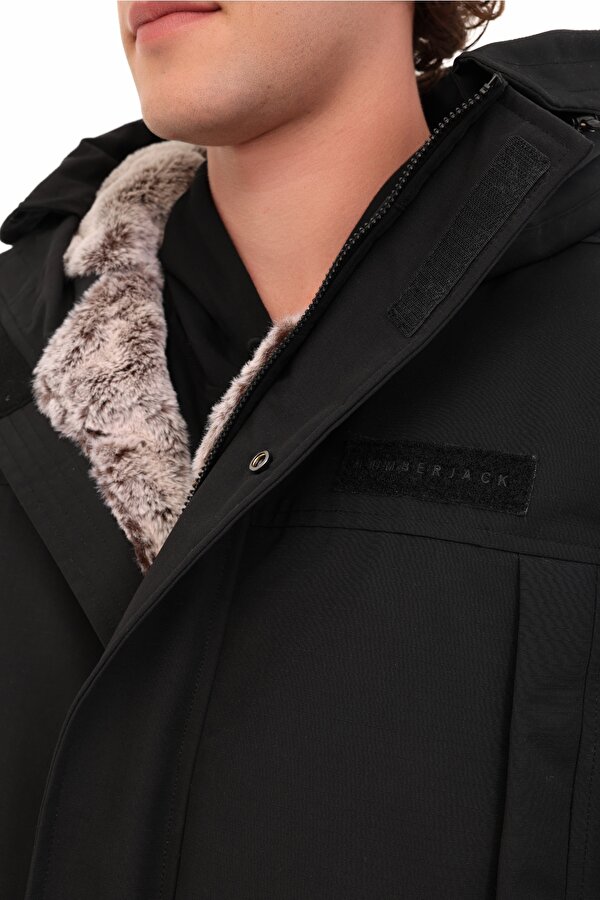 Lumberjack Ml Enigma 3Le-86 5Pr Черный Мужчина Длинная Куртка