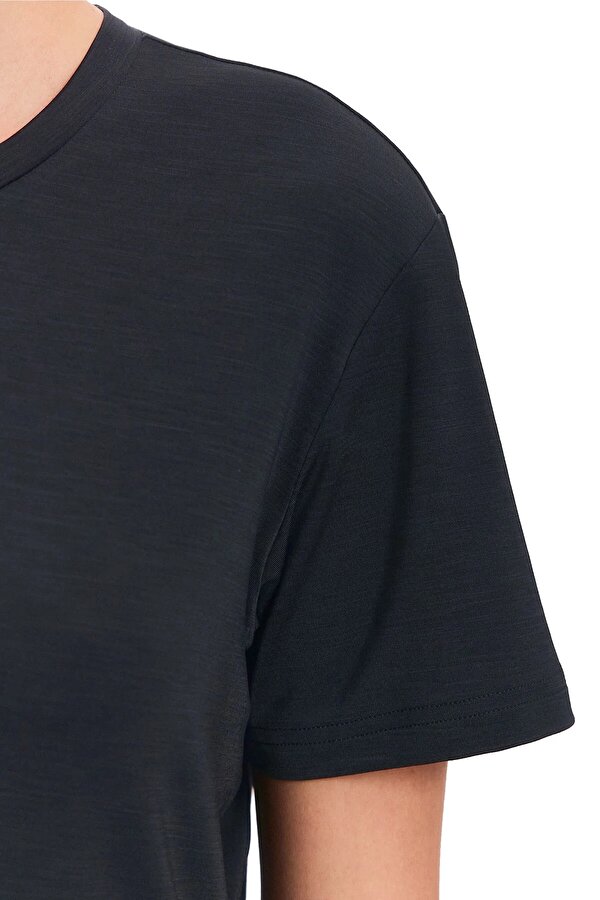 SS RUNNING TOP BLACK Woman 054