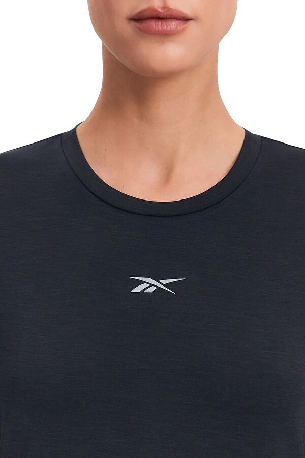 SS RUNNING TOP BLACK Woman 054