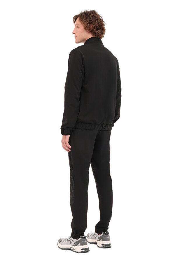 M-BS04 WOVEN T.SUIT 5PR Siyah Erkek Eşofman Takımı