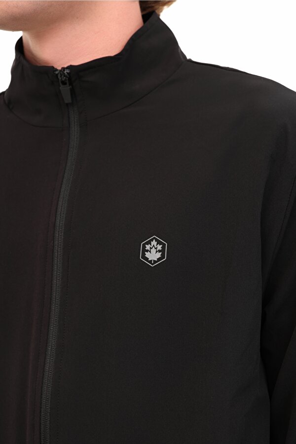 M-BS04 WOVEN T.SUIT 5PR Siyah Erkek Eşofman Takımı