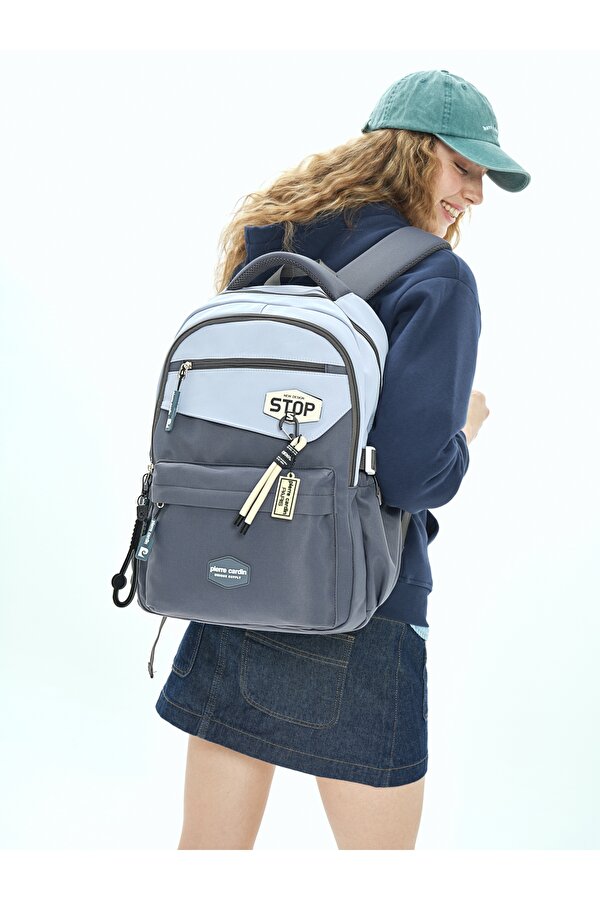 18823 Okul çantası  Suya Dayanıklı Çok bölmeli MAVİ