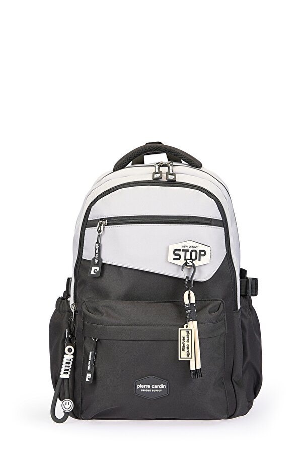 18823 Okul çantası  Suya Dayanıklı Çok bölmeli GRİ