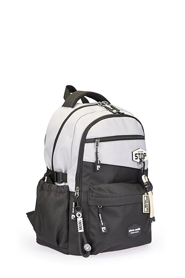 18823 Okul çantası  Suya Dayanıklı Çok bölmeli GRİ