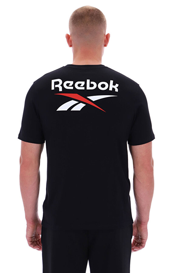 MITCHAM FRNT BK LOGO CREW BLACK Man 054