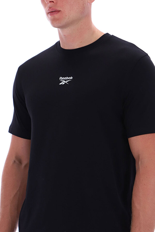 MITCHAM FRNT BK LOGO CREW BLACK Man 054