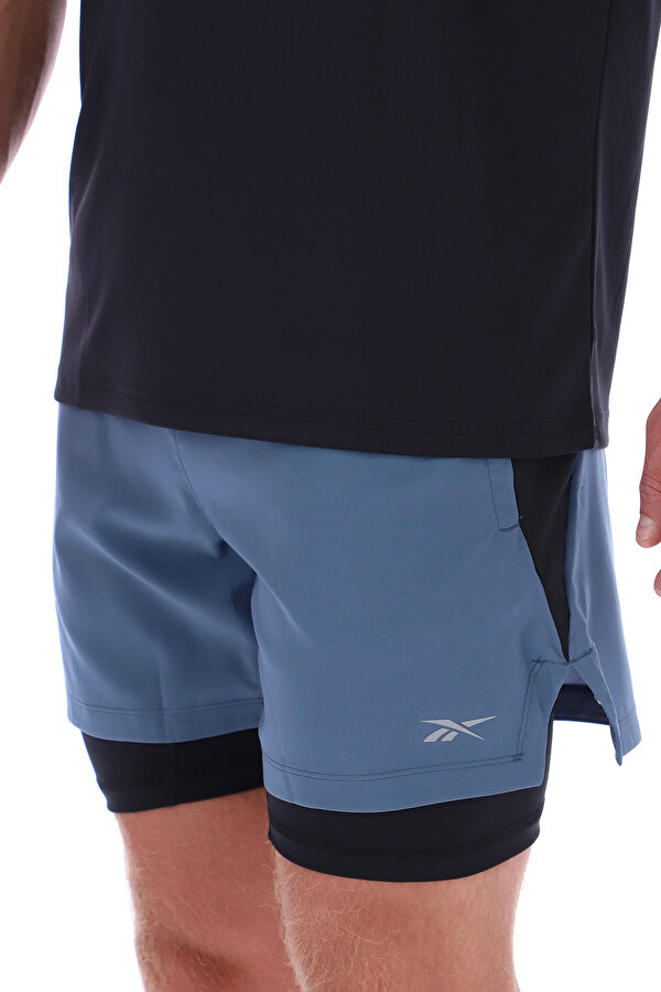 Clothing Reebok 2 In 1 Running Short Синий 019